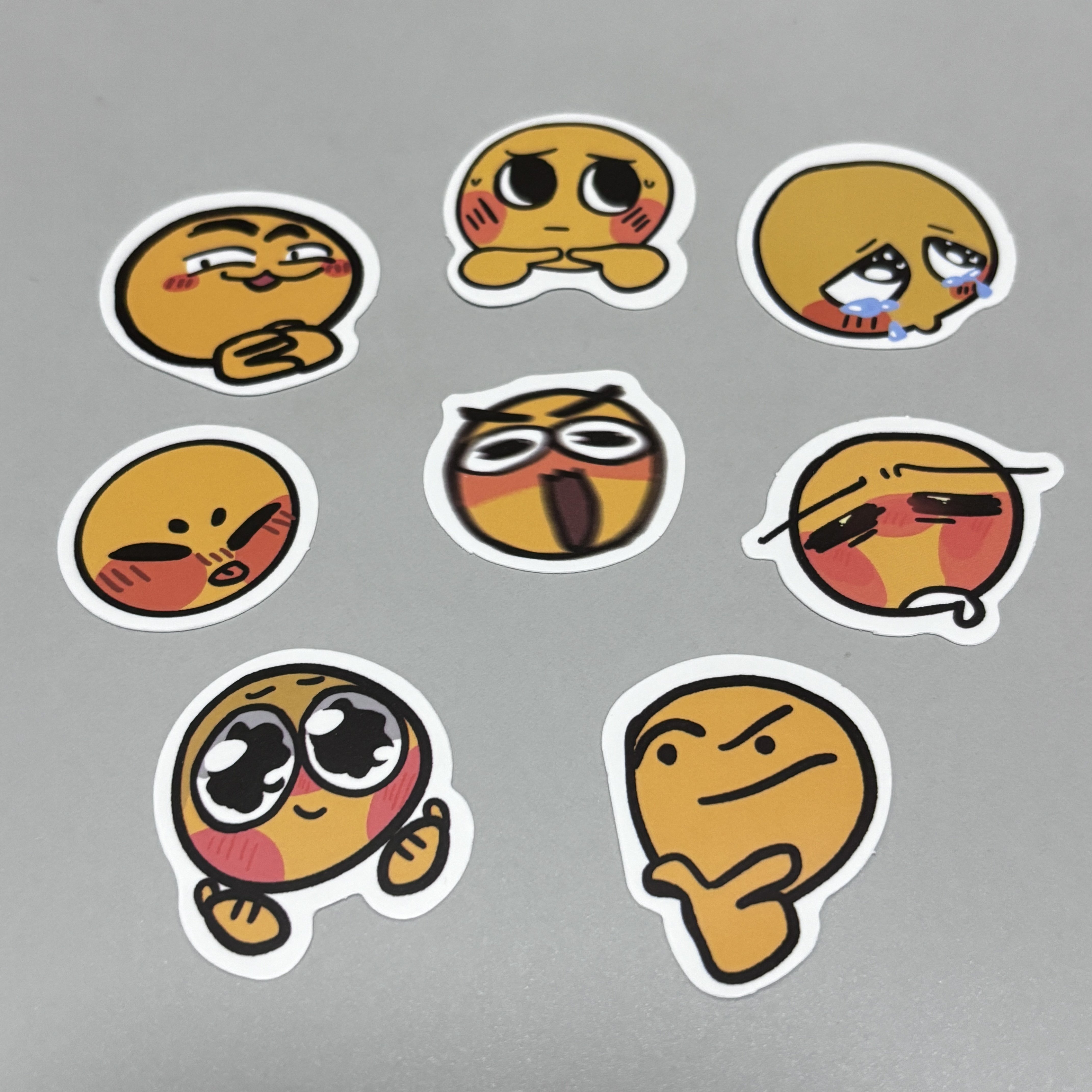 Custom Design Die Cut Cartoon Sticker Strong Adhesive Print Stickers for Laptop