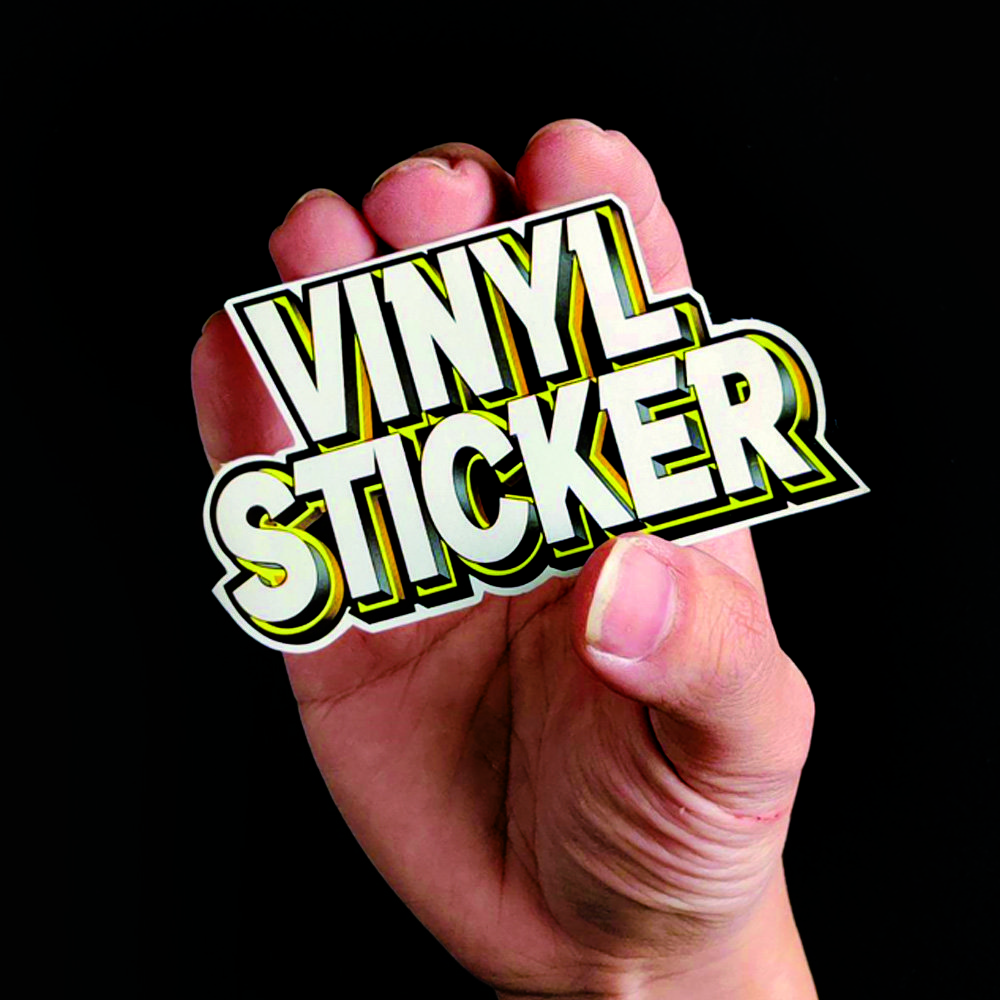 Factory Custom Single Kiss Cut Logo Sticker Printing Adhesive Label Vinyl Stickers
