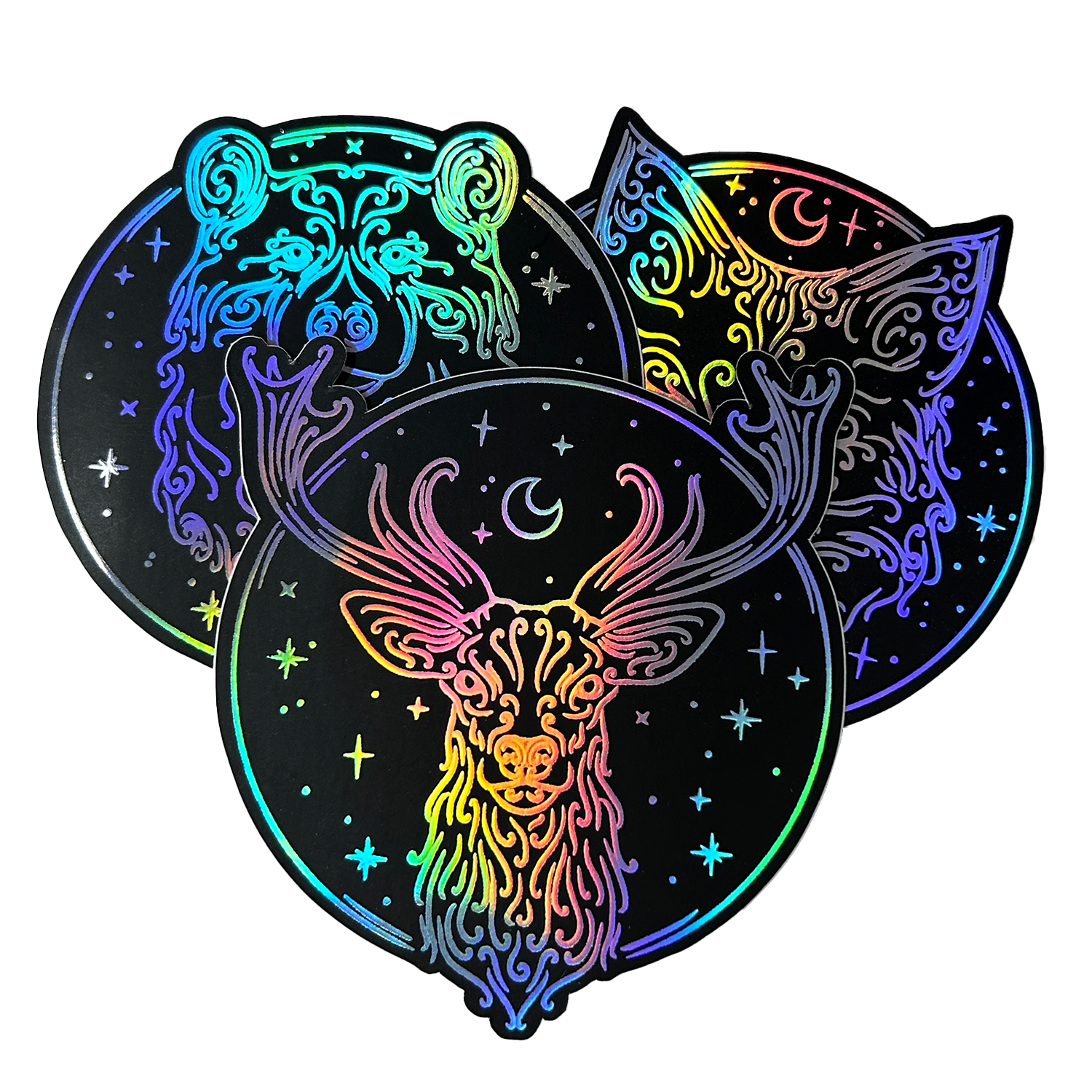 Customized Die Cut Vinyl Waterproof Sticker Cute Cartoon Stickers Label Adhesive Hologram Sticker