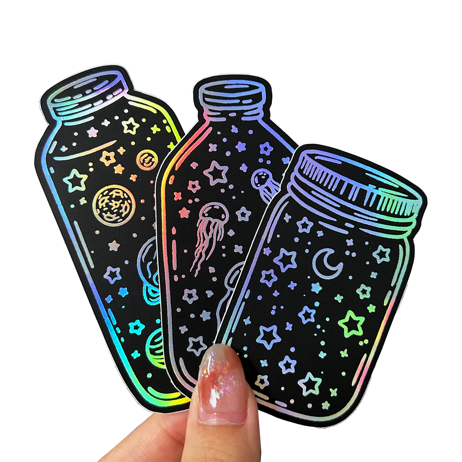 Customized Die Cut Vinyl Waterproof Sticker Cute Cartoon Stickers Label Adhesive Hologram Sticker