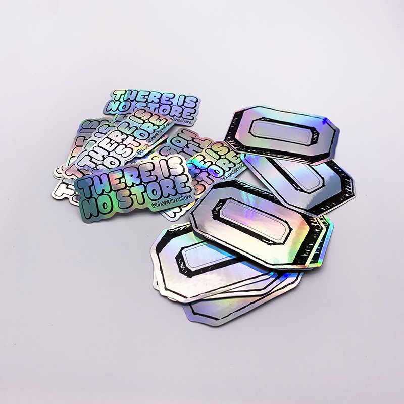 Customized Die Cut Vinyl Waterproof Sticker Cute Cartoon Stickers Label Adhesive Hologram Sticker