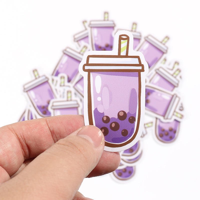 Die Cut Glitter Vinyl Kids Graffiti Holographic Cartoon Stickers For Journal Notebook Decoration