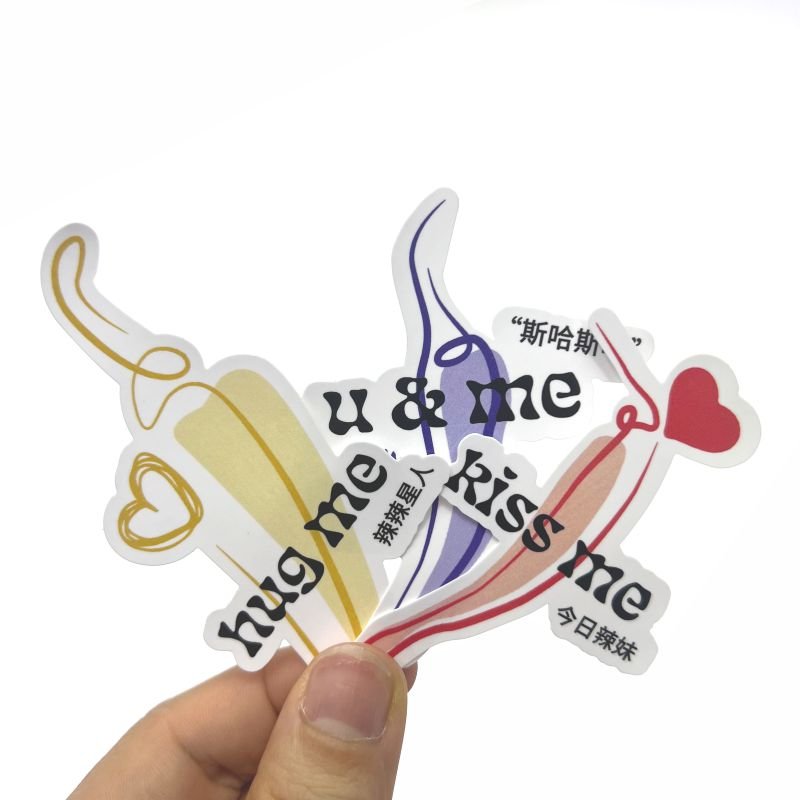 High Quality Cartoon Stickers Custom Personalized Waterproof Cartoon Stickers Paper For Kids