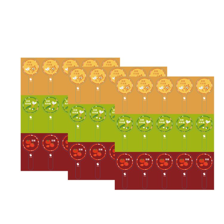 Popular Design Cute Labels, Customized-made Paper Stickers, Fruit Stickers