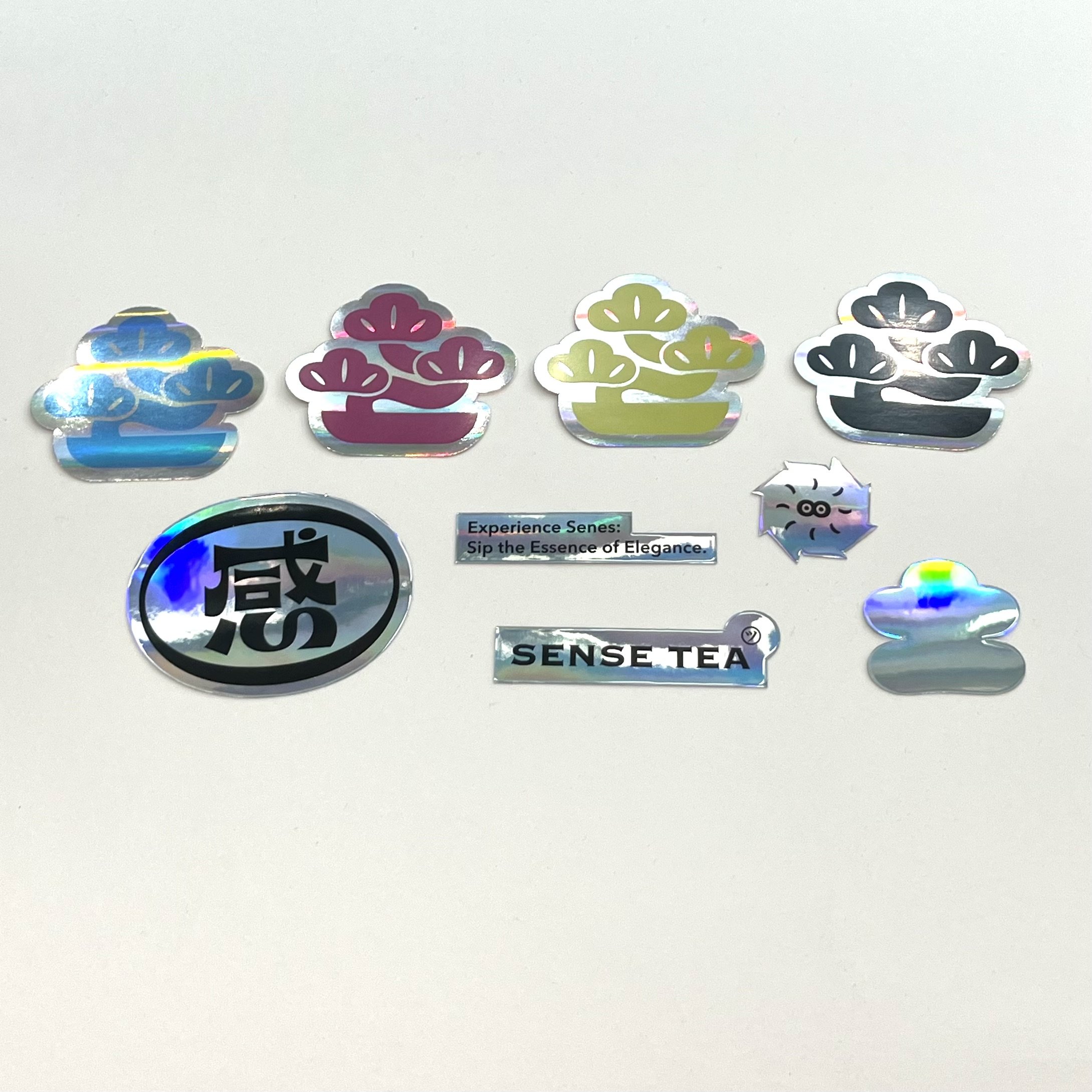 Personalized Cartoon Laser Holographic Sticker Custom Self Holographic Labels Hologram Sticker