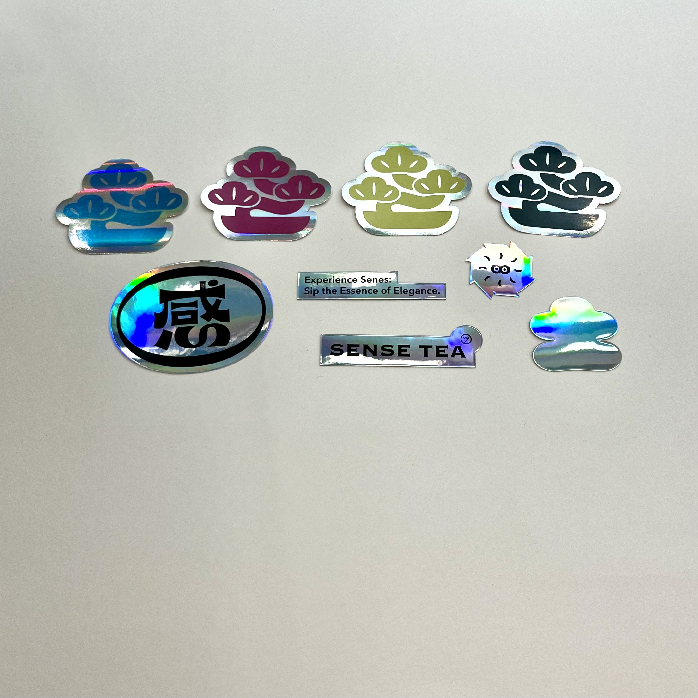 Personalized Cartoon Laser Holographic Sticker Custom Self Holographic Labels Hologram Sticker
