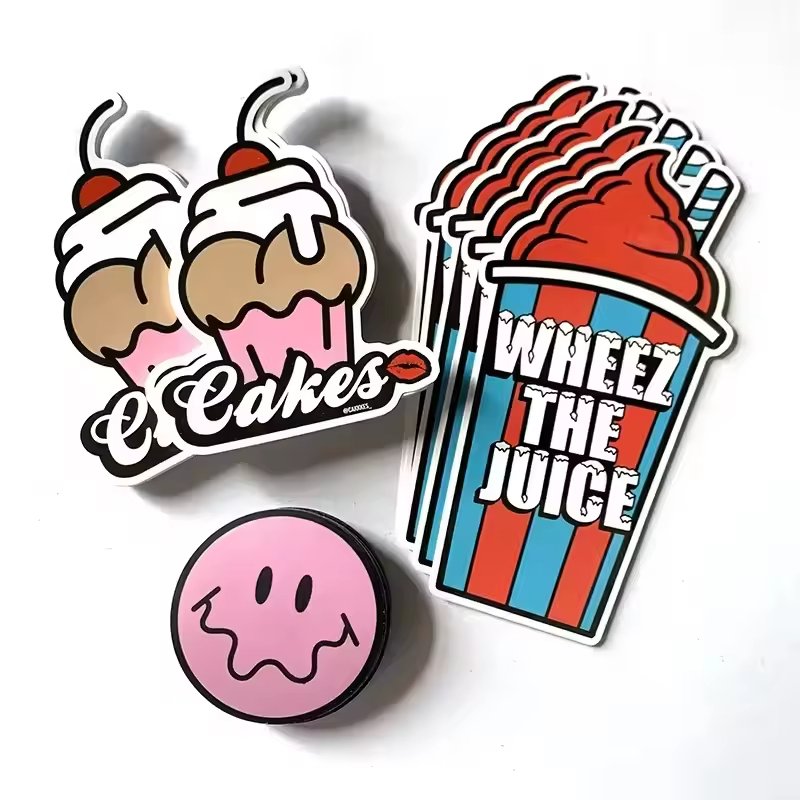 Custom Stickers Outdoor Mixed Designs Vinyl PVC Adhesive Waterproof Logo Labels Cartoon Stickers Pack Die Cut Sticker For Kids