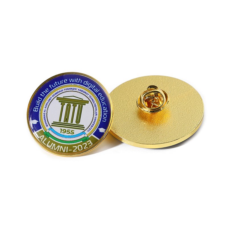 Customized zinc alloy art fun badge colorful sticker resin badge can be gold or silver plated hard enamel medallion