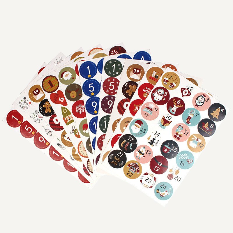 Custom Printed Cute Cartoon Vinyl Sheet Sticker Waterproof UV Printed Adhesive Paper Carton Label Glossy Packaging Designs