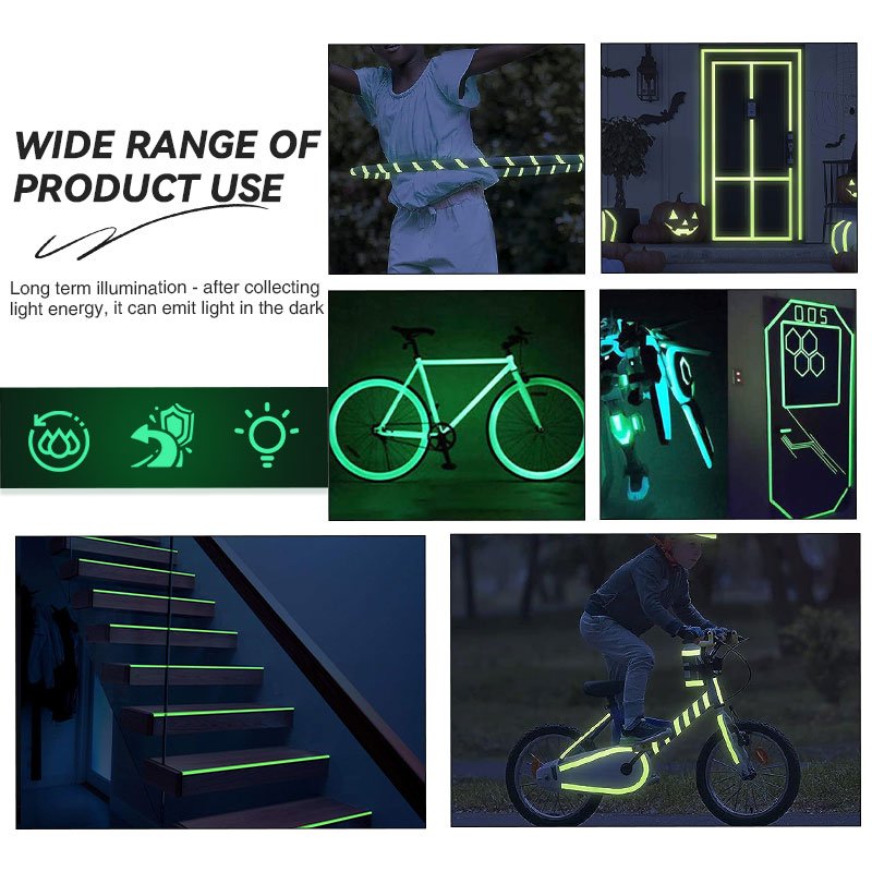 Luminous Tape Luminous Sticker Luminous Tape Sticker Promotional Glass Cloth Glow in the dark Tape
