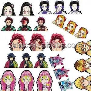 anime sticker 3d motion sticker waterproof anime figures stickers