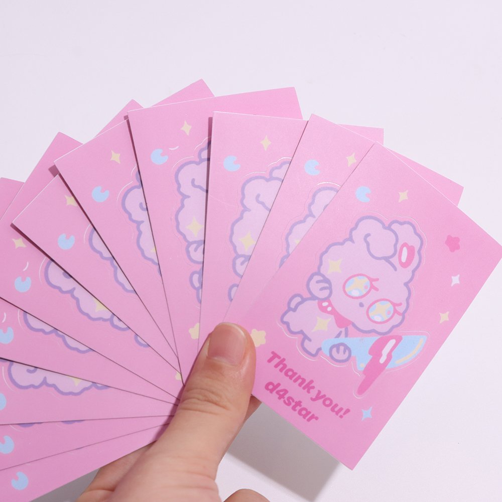 HISHOM Cartoon Waterproof Sticker Books Custom Printer Logo Sticker Book
