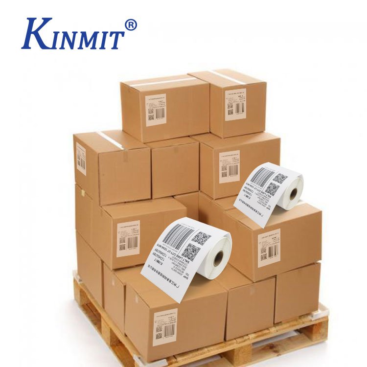 Factory Wholesale Blank White Label Paper 4x6 inch Roll Stickers With Desktop Printer