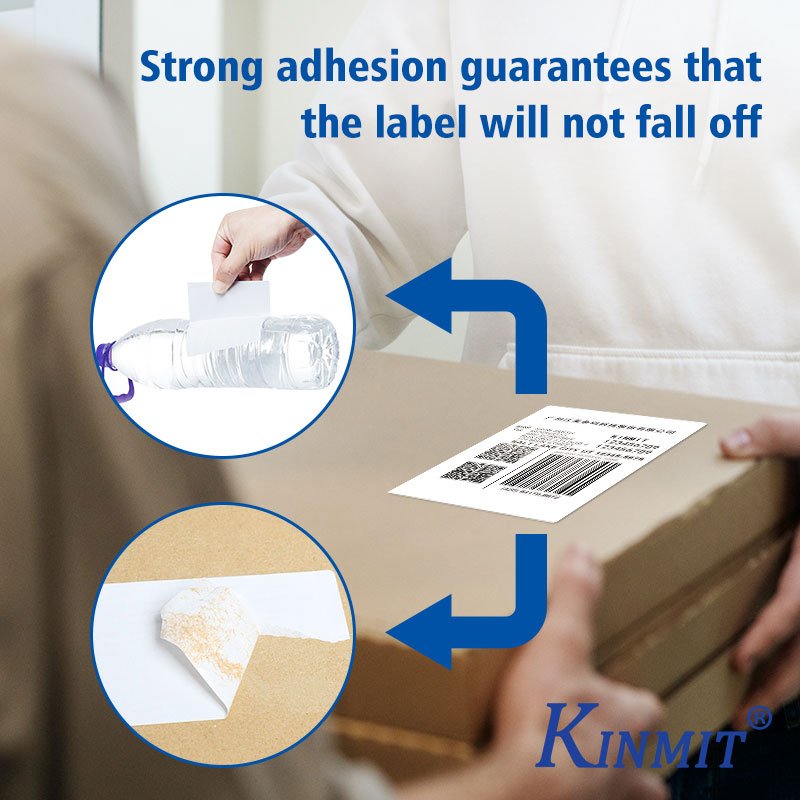 Factory Wholesale Blank White Label Paper 4x6 inch Roll Stickers With Desktop Printer
