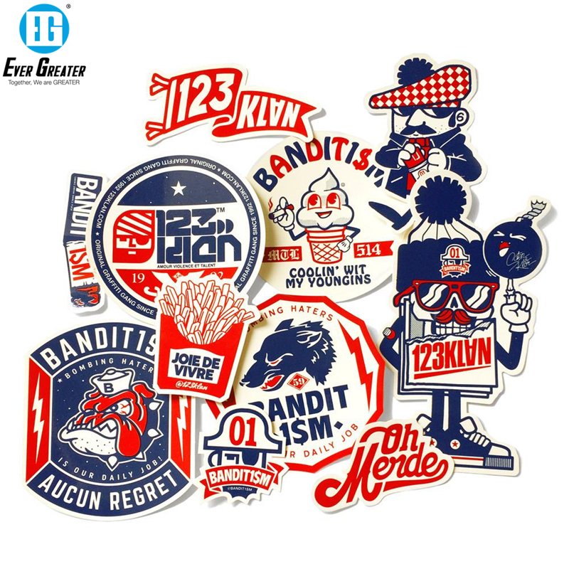 Wholesale Custom Die Cut Adhesive Die Cut Cards Printing Vinyl Stickers
