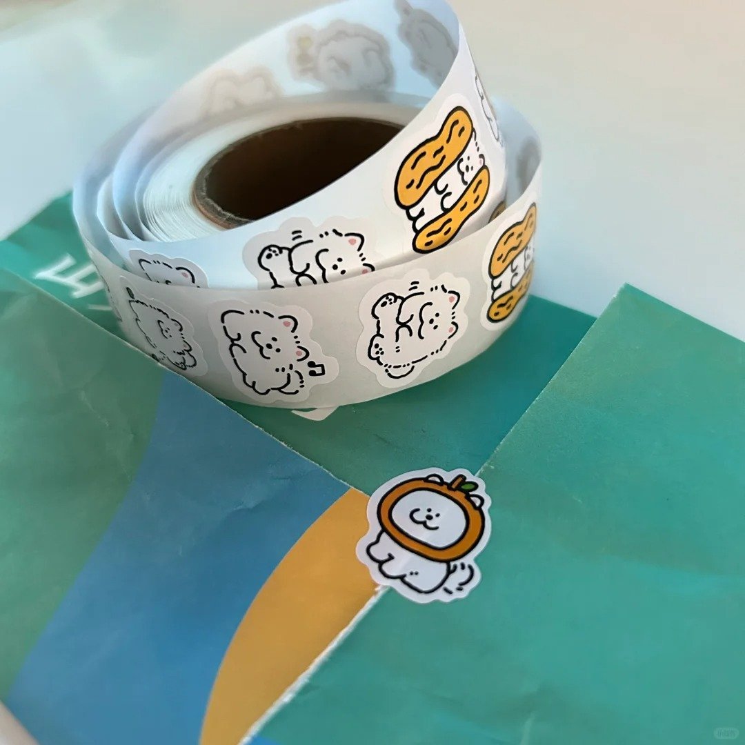 Cute Custom Stickers Logo for Kid Toys Self-adhesive Cartoon Stickers/Labels for Small Business
