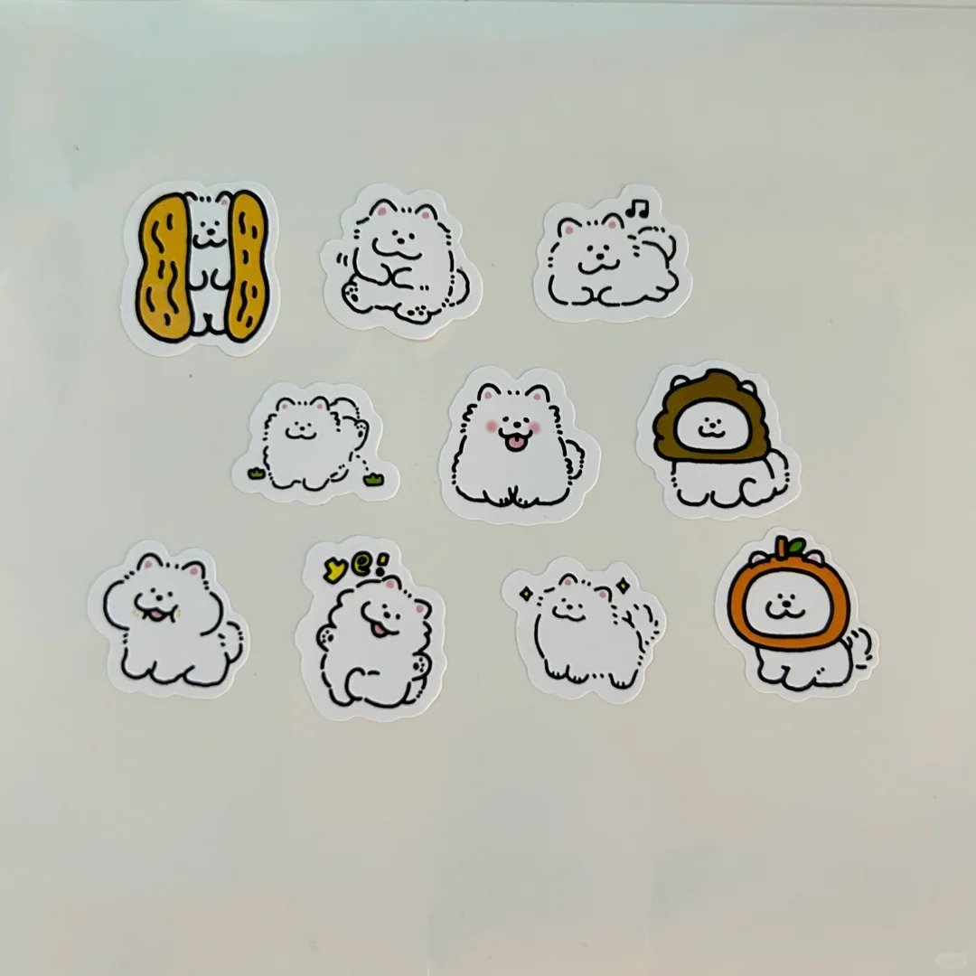 Cute Custom Stickers Logo for Kid Toys Self-adhesive Cartoon Stickers/Labels for Small Business