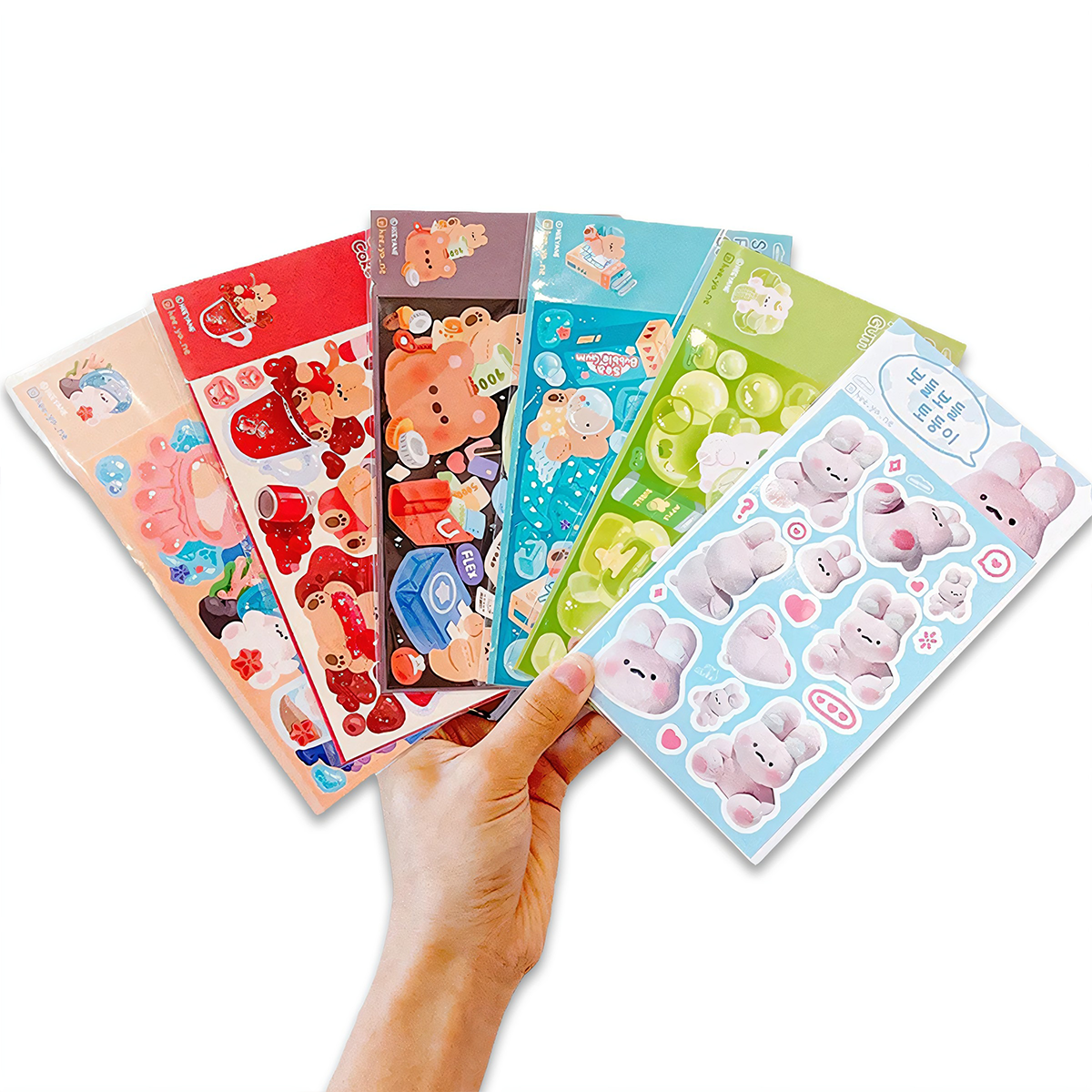 BOYUE Wholesale Cartoon Vinyl Stickers Kiss Cut Sticker Sheet Custom Cute Stickers With Your Design