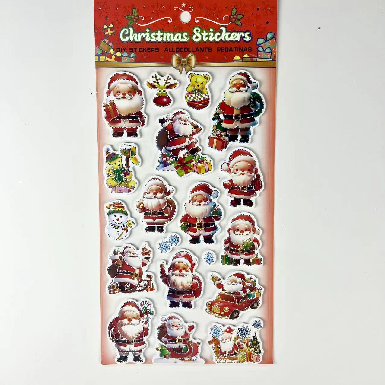 Custom Adhesive 3D Cartoon Gold Stickers EVA Foam Carton Photo Frame Use for Kids School Office