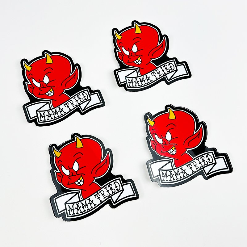 2 Inch Promotional Customised Sticker Cute Cartoon UV Waterproof Brand Name Removable Glossy Round Die Cut Paper Stickers