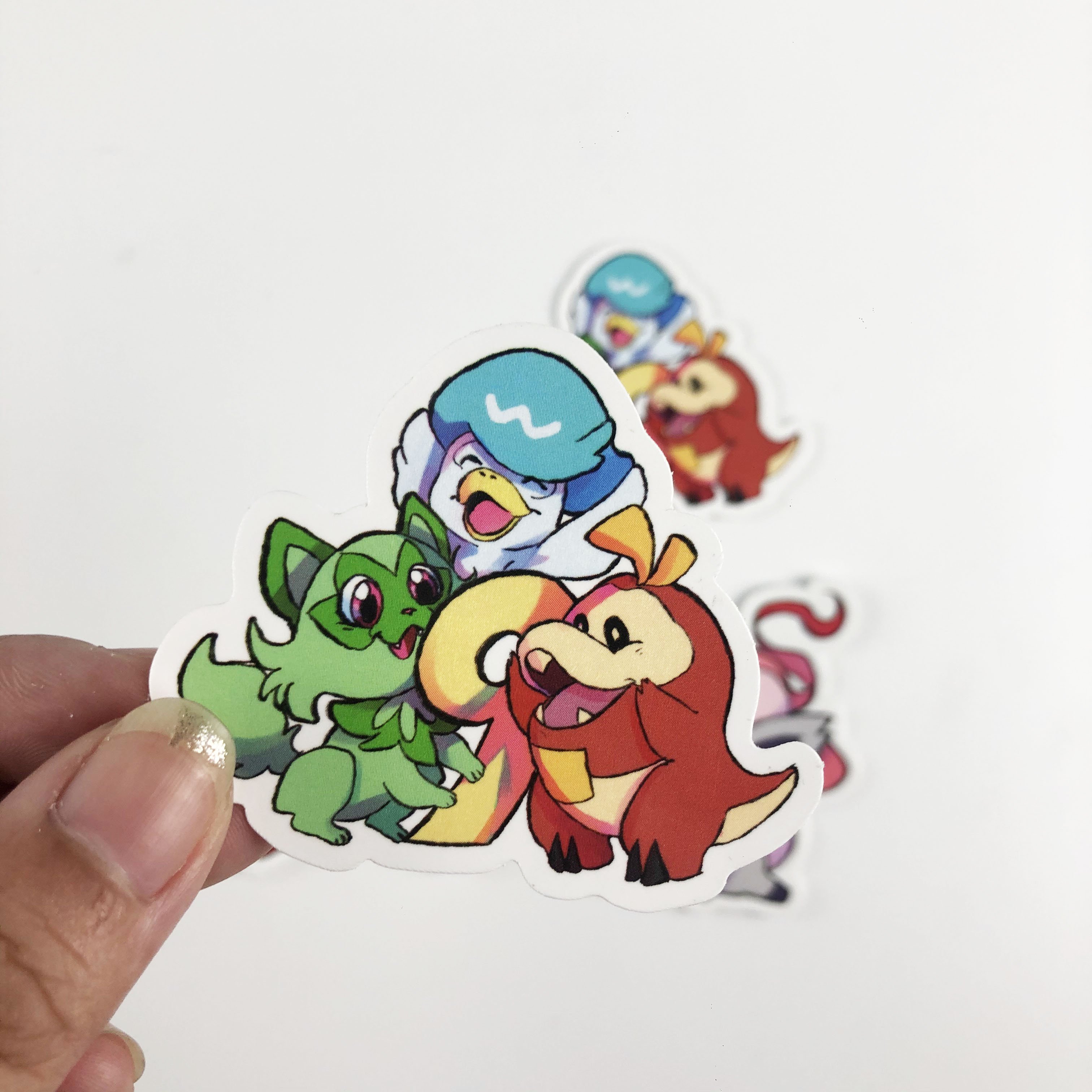 High Quality Waterproof Custom Design Printed Vinyl Stickers Decorative Dye Cut Vinyl Cartoon Stickers