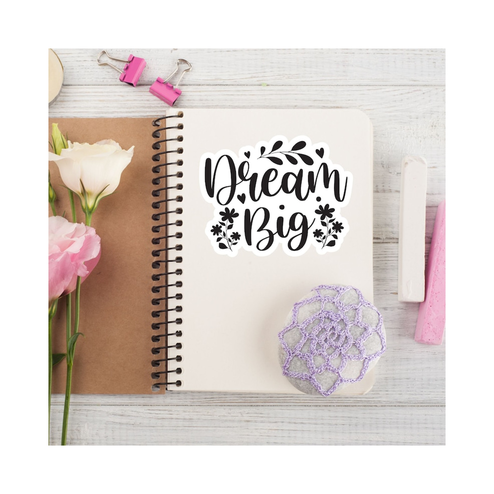 Decal Stickers Text Motivational Phrases Clear Vinyl Adhesive Decorative Cartoon Stickers For Scrapbook
