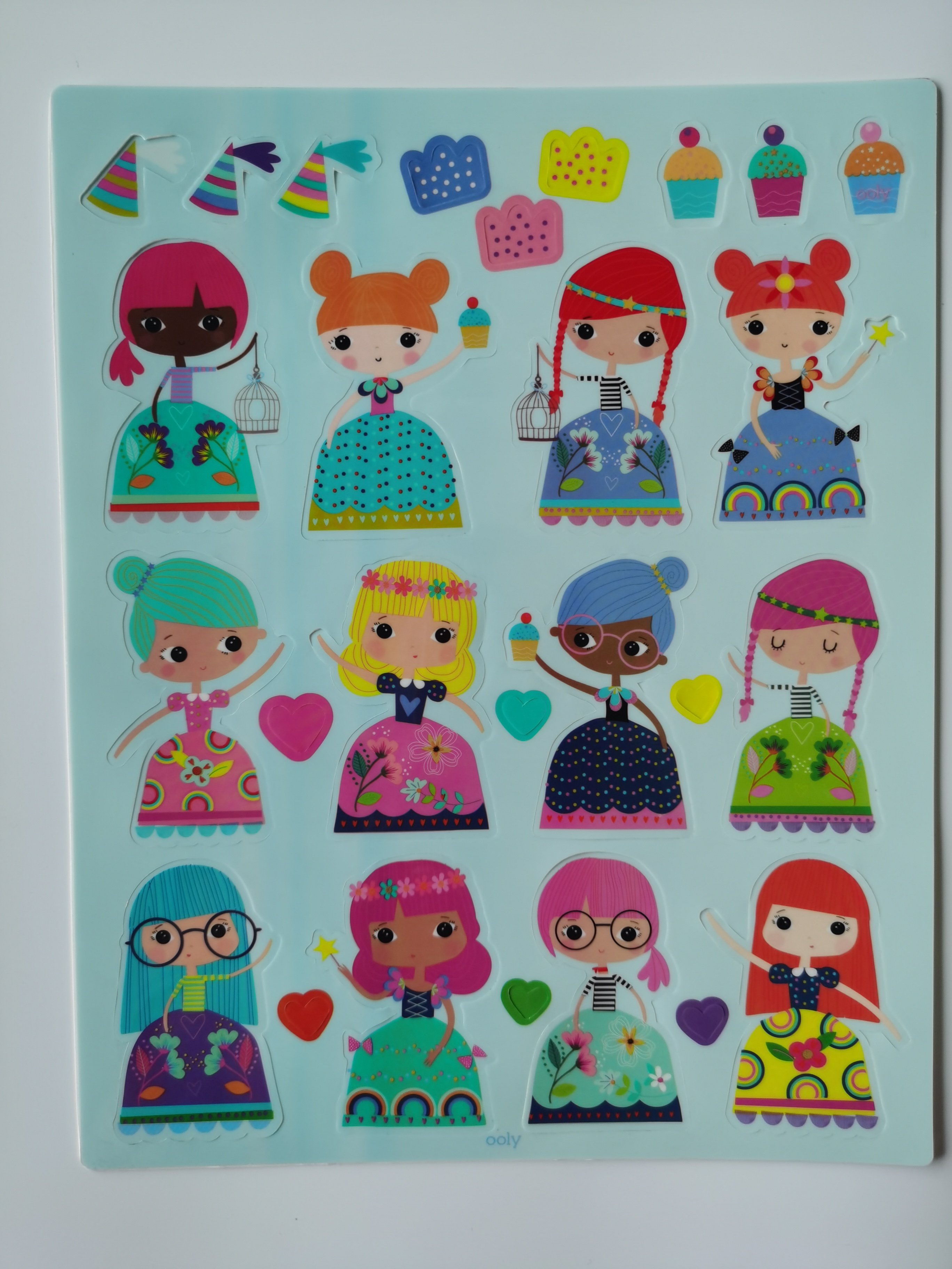 Waterproof Cartoon Cute Laptop Decorative Label Stickers Vinyl Die Cut Sticker Pack for Girls