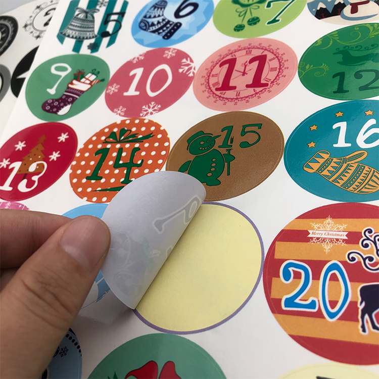 Hot sales high quality Personalized waterproof Sticker adhesive vinyl label logo cartoon kiss cut sticker paper