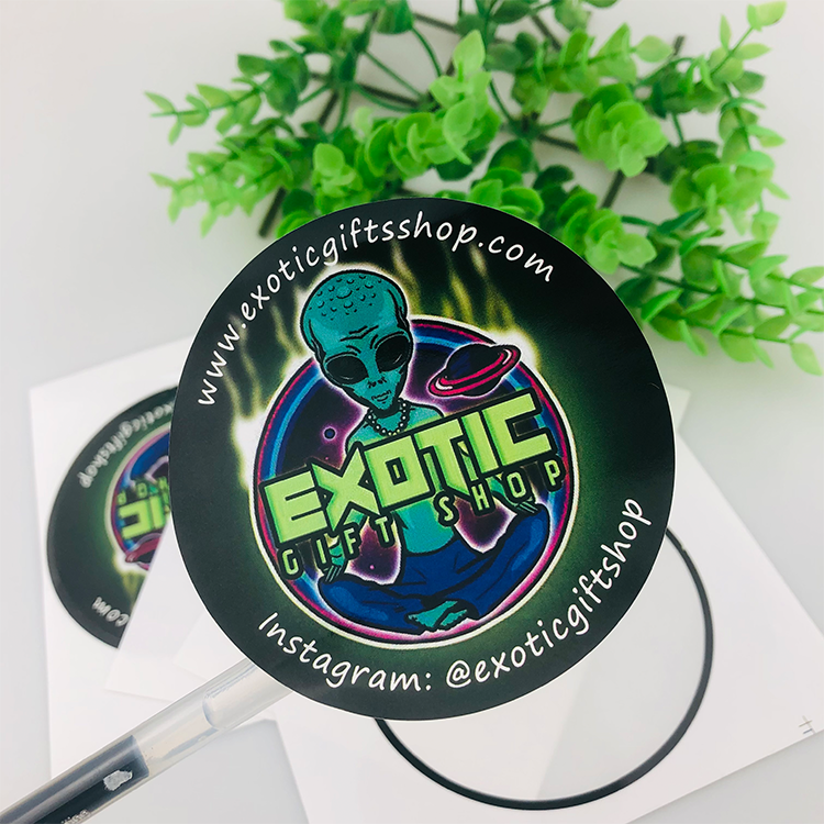 Hot sales high quality Personalized waterproof Sticker adhesive vinyl label logo cartoon kiss cut sticker paper