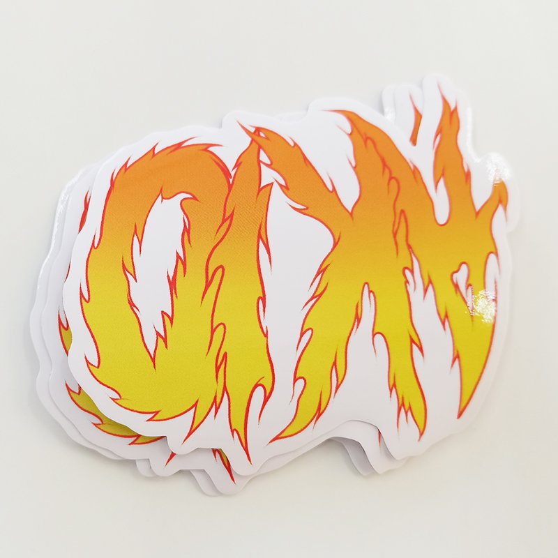Custom Printed Waterproof Cartoon Vinyl Sheet Sticker Cute Adhesive Paper Carton Label Packaging Designs Matte Surface Finish
