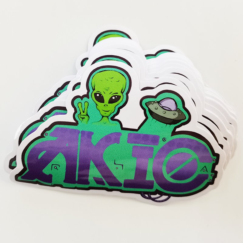 Custom Printed Waterproof Cartoon Vinyl Sheet Sticker Cute Adhesive Paper Carton Label Packaging Designs Matte Surface Finish