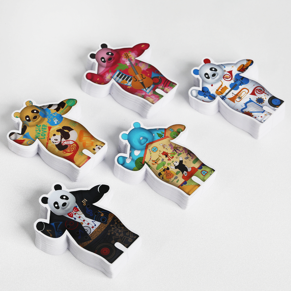 Custom LOGO printing die cut Vinyl stickers custom waterproof cartoon stickers manufacturers custom labels