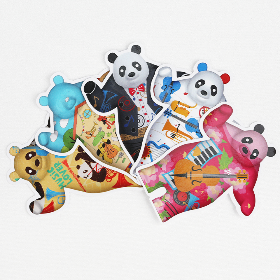 Custom LOGO printing die cut Vinyl stickers custom waterproof cartoon stickers manufacturers custom labels