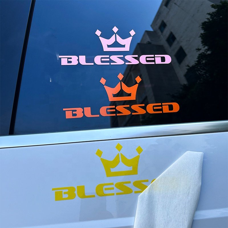 Custom Vinyl Waterproof Outdoor Window Colorful Car Sticker UV Resist Bumper Windshield Transfer Cartoon Custom Anime Car Decal