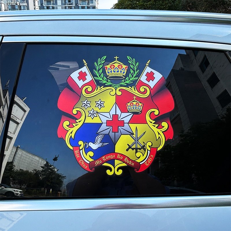 Custom Vinyl Waterproof Outdoor Window Colorful Car Sticker UV Resist Bumper Windshield Transfer Cartoon Custom Anime Car Decal