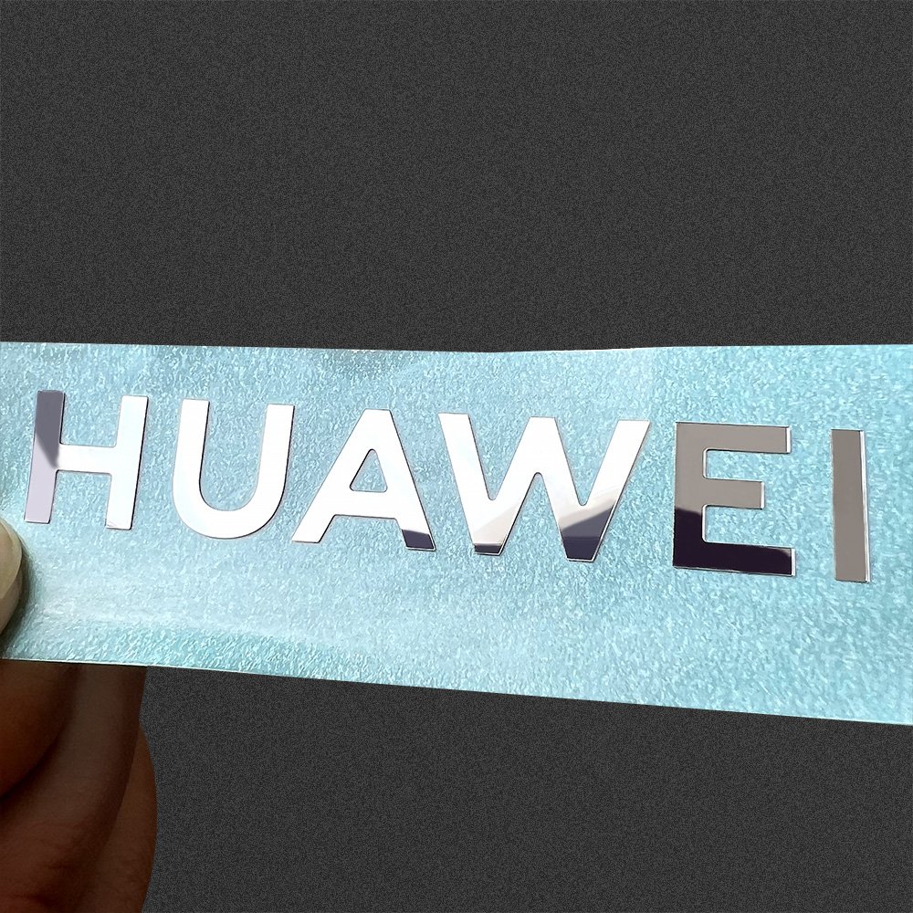 Custom Design Plastic Electroplate Chrome Front Car Logo Emblems Badges For Adhesive Car Body