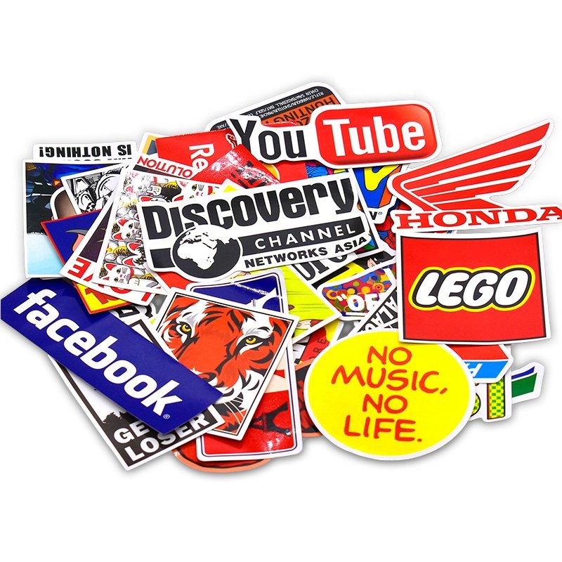 Anime Cartoon Luggage Laptop Phone Sticker Set Sticker Manufacturer Diy Decor Die Cut Adhesive Logo Custom Cartoon Stickers