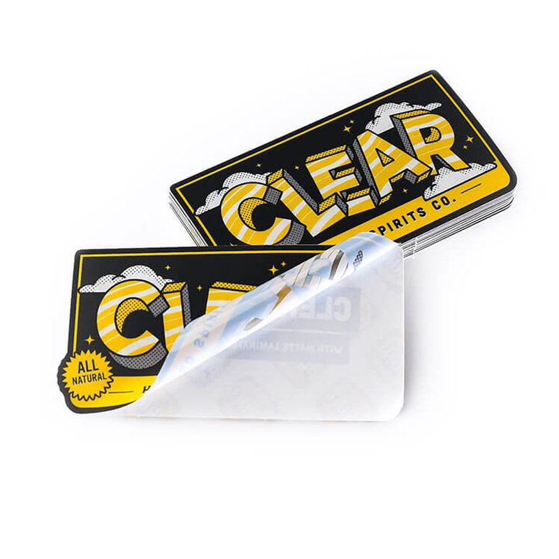 Waterproof adhesive Vinyl PVC Sticker Label Custom Logo Holographic Cartoon Label Company Design Holographic Cartoon Stickers