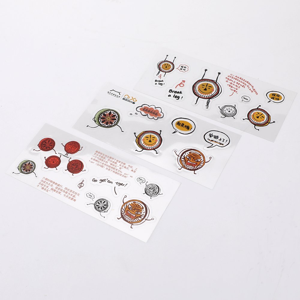 Kawaii Scrapbook Clear Sticker Song of the Middle Ages diary Planner Decorative Craft Stationery Sticker