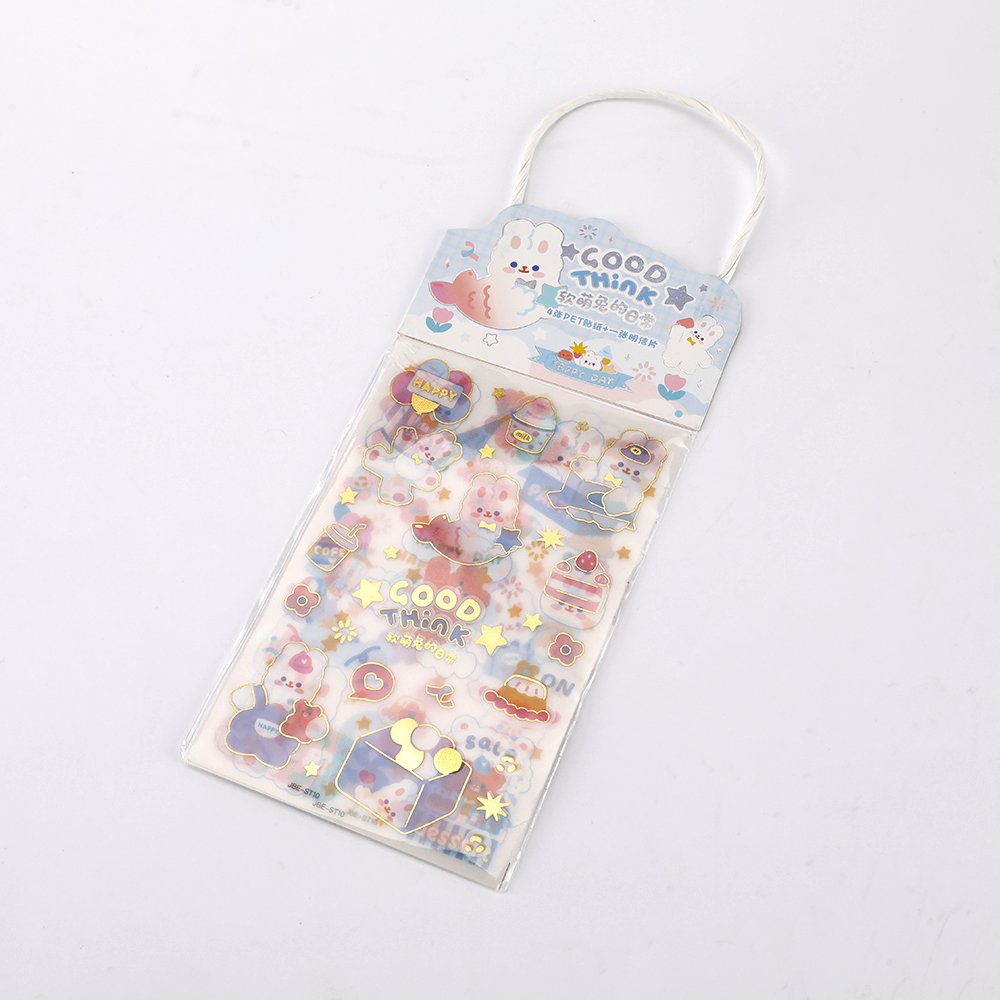 Kawaii Scrapbook Clear Sticker Song of the Middle Ages diary Planner Decorative Craft Stationery Sticker