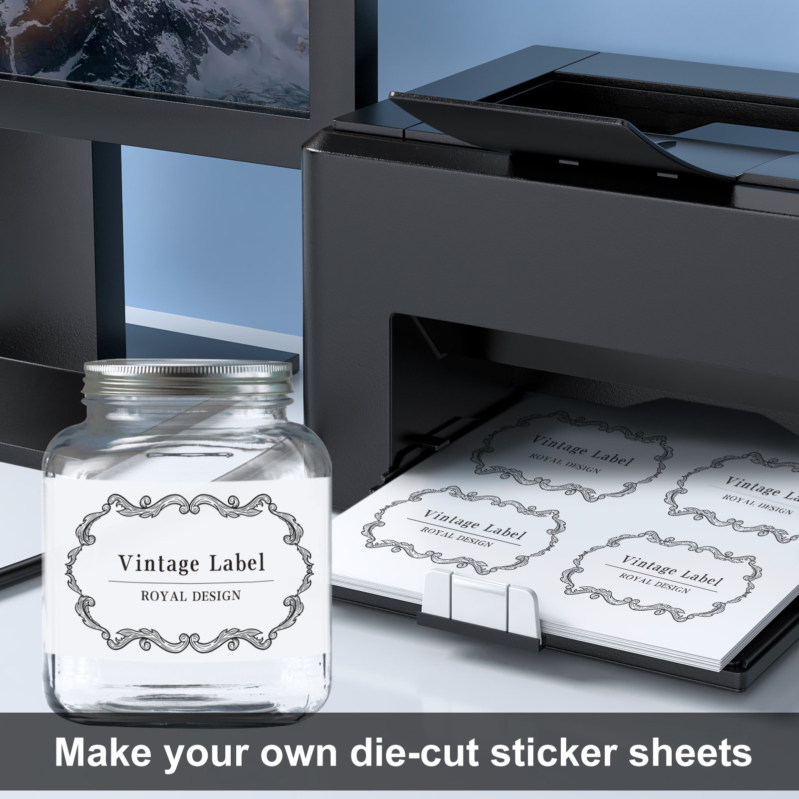 Custom Design Die Cut Cartoon Sticker Strong Adhesive Print Stickers for Laptop