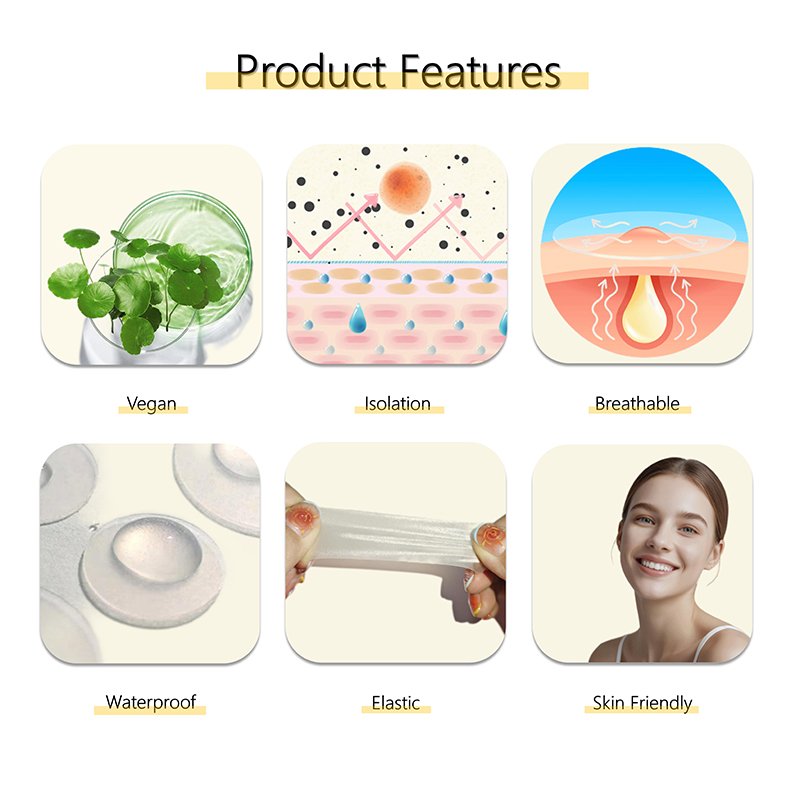 Acne Pimple Patch Hydrocolloid Invisible Acne Patches Cartoon Colorful Skin Care Pimple Patch Sticker