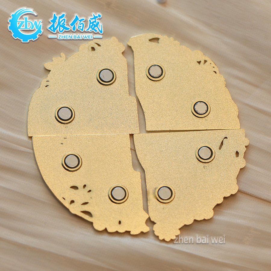 Forbidden City Four Seasons Splicing 3D Soft Enamel Magnetic Refrigerator Stickers Customized Metal Refrigerator Stickers