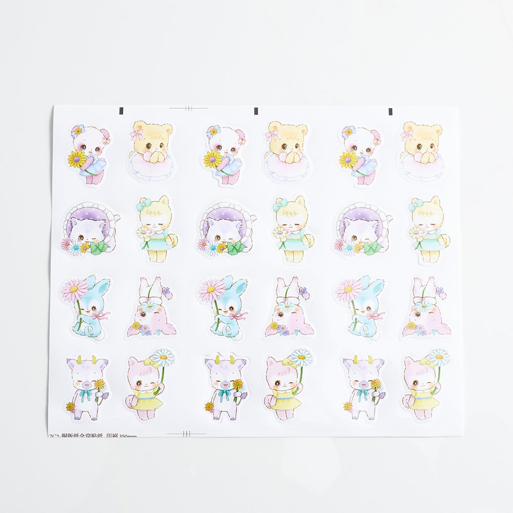 Custom Printing Die Cut Vinyl Stickers Adhesive Waterproof PVC Label Company Logo Design Cartoon Stickers