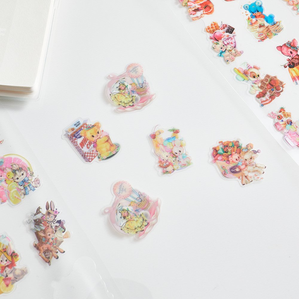 Custom Printing Die Cut Vinyl Stickers Adhesive Waterproof PVC Label Company Logo Design Cartoon Stickers