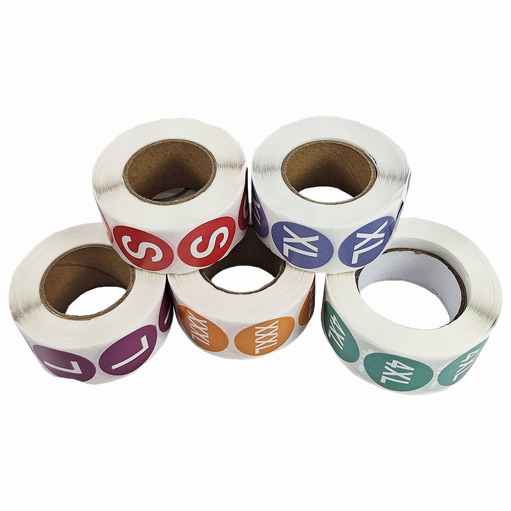 Custom Personalized Packaging Printing Logo Adhesive Label Making Vinyl Waterproof Round Size Stickers