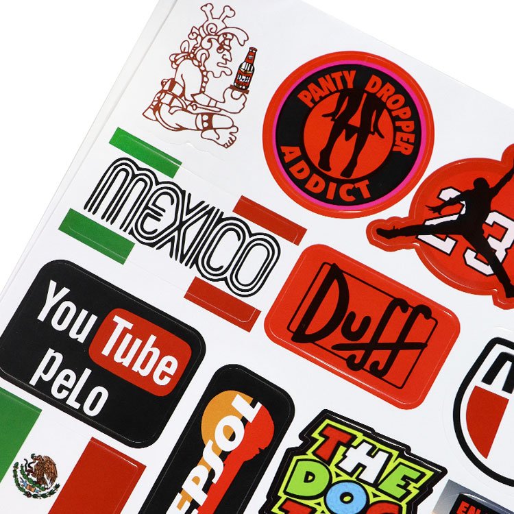 Free Designs non-toxic and high quality die cut kids stickers Custom Self-Adhesive Vinyl Stickers Logo Sticker