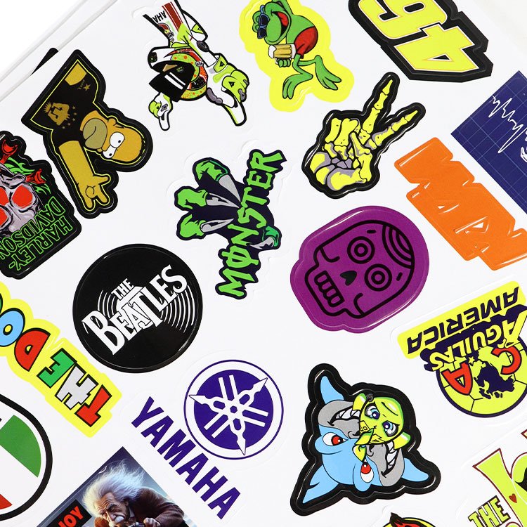 Free Designs non-toxic and high quality die cut kids stickers Custom Self-Adhesive Vinyl Stickers Logo Sticker