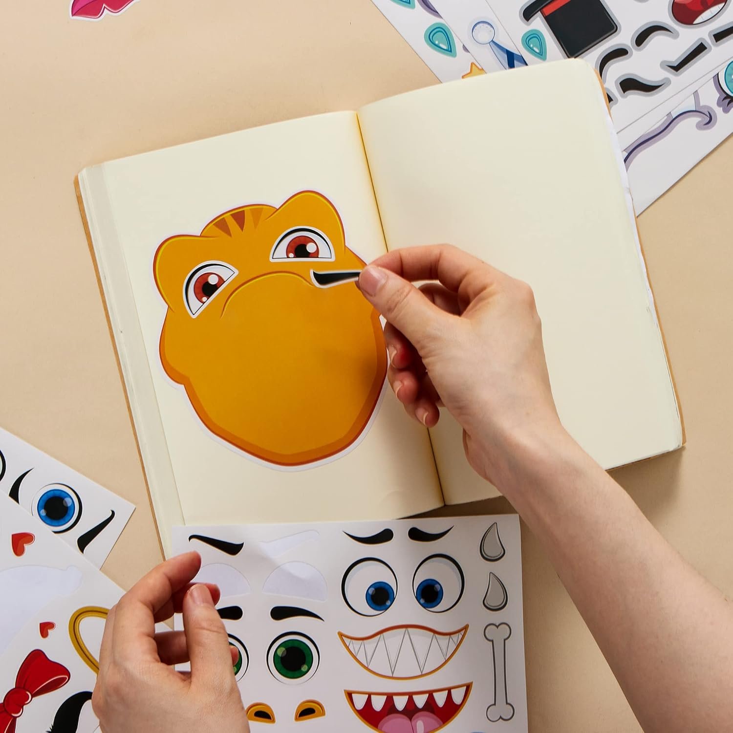 Customized Fantastic Fall Theme Party Supplies Crafts Cartoon Stickers Sheet Factory Distribution Children's Fun Low Prices