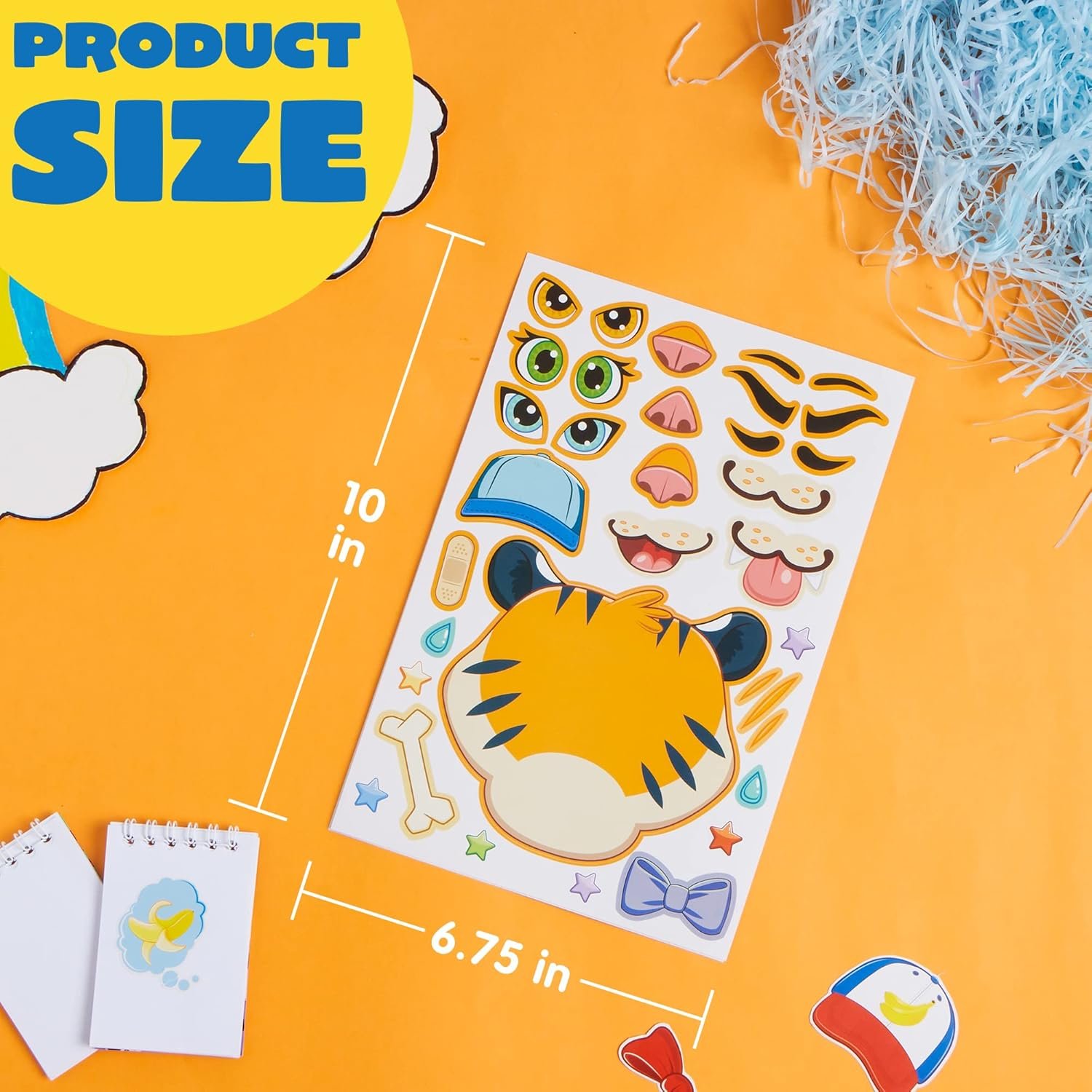 Customized Fantastic Fall Theme Party Supplies Crafts Cartoon Stickers Sheet Factory Distribution Children's Fun Low Prices